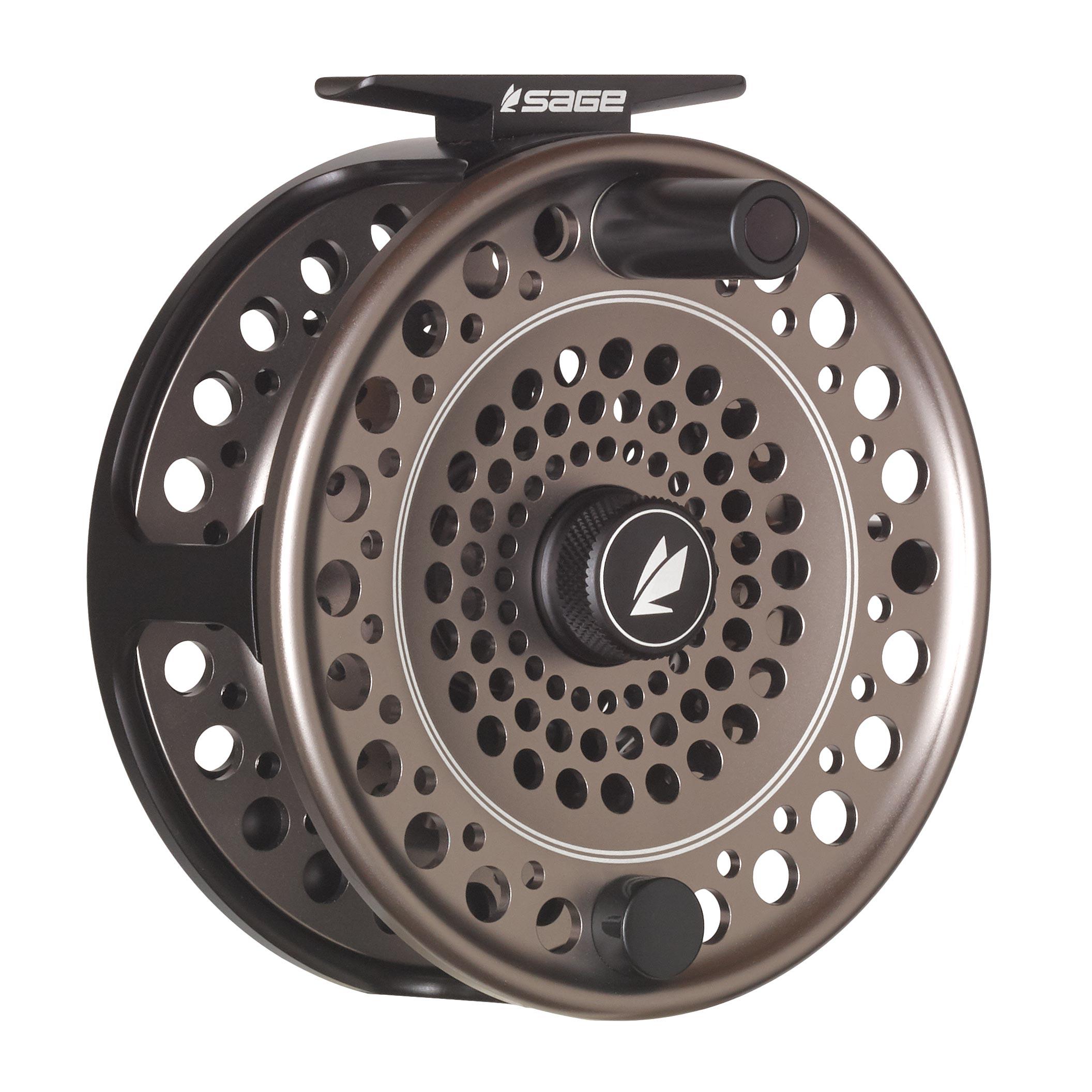 Sage Spey Reel in Stealth and Silver
